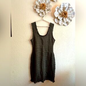 NWT Anthropologie Akemi Kin Olive Green Ruched Dress